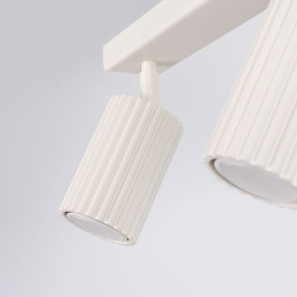 Brilagi - Spotlampe CRESTO 2xGU10/10W/230V cremefarvet