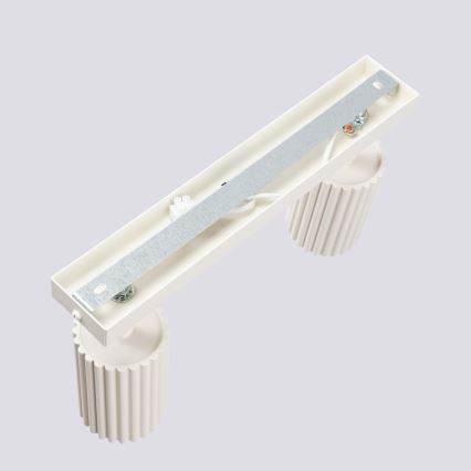 Brilagi - Spotlampe CRESTO 2xGU10/10W/230V cremefarvet