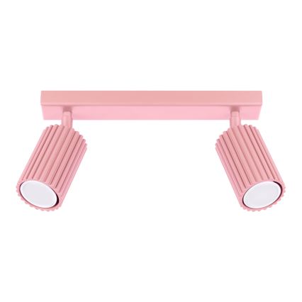 Brilagi - Spotlampe CRESTO 2xGU10/10W/230V rosa