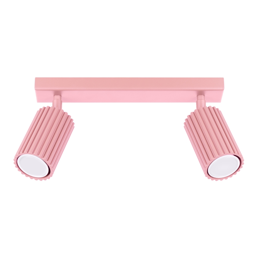 Brilagi - Spotlampe CRESTO 2xGU10/10W/230V rosa