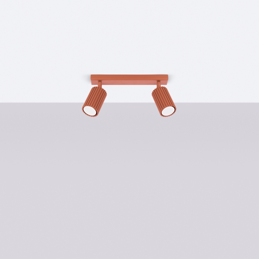 Brilagi - Spotlampe CRESTO 2xGU10/10W/230V rød