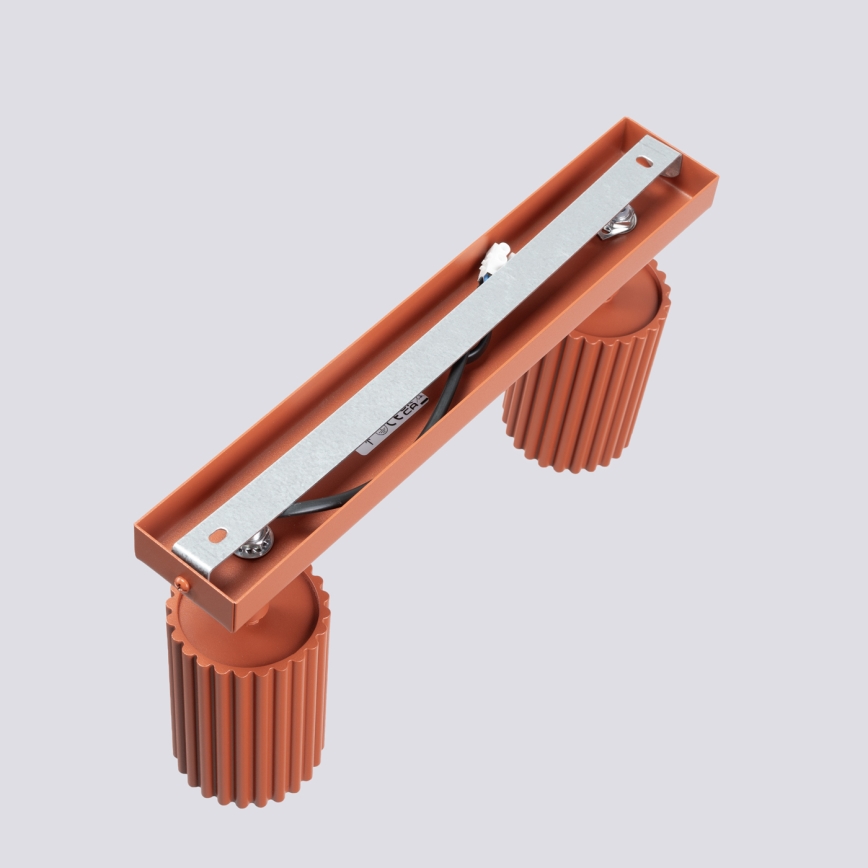 Brilagi - Spotlampe CRESTO 2xGU10/10W/230V rød