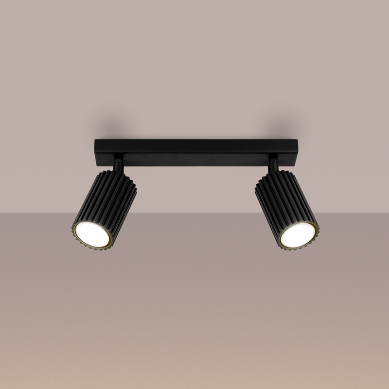 Brilagi - Spotlampe CRESTO 2xGU10/10W/230V sort