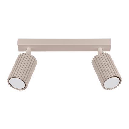 Brilagi - Spotlampe CRESTO 2xGU10/10W/230V taupe