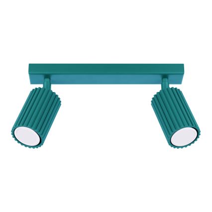 Brilagi - Spotlampe CRESTO 2xGU10/10W/230V turkis