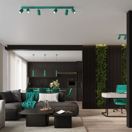 Brilagi - Spotlampe CRESTO 2xGU10/10W/230V turkis