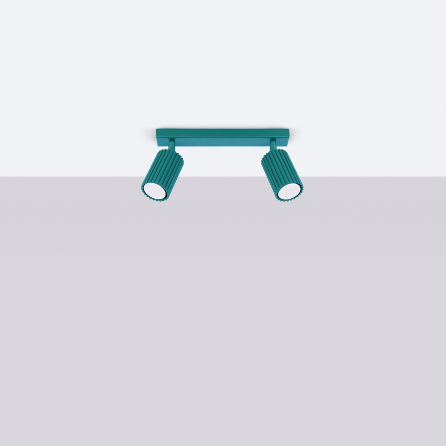 Brilagi - Spotlampe CRESTO 2xGU10/10W/230V turkis