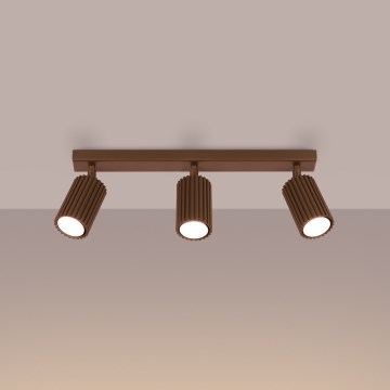 Brilagi - Spotlampe CRESTO 3xGU10/10W/230V brun