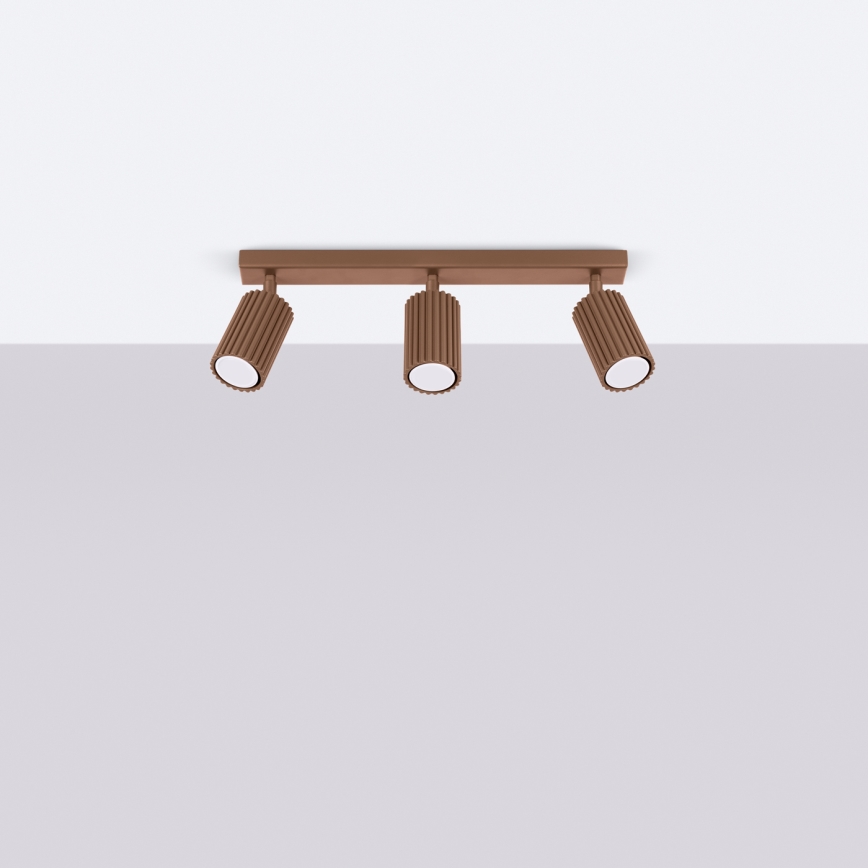 Brilagi - Spotlampe CRESTO 3xGU10/10W/230V brun