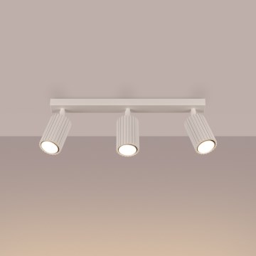 Brilagi - Spotlampe CRESTO 3xGU10/10W/230V cremefarvet