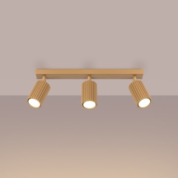 Brilagi - Spotlampe CRESTO 3xGU10/10W/230V guldfarvet