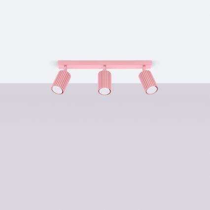 Brilagi - Spotlampe CRESTO 3xGU10/10W/230V rosa