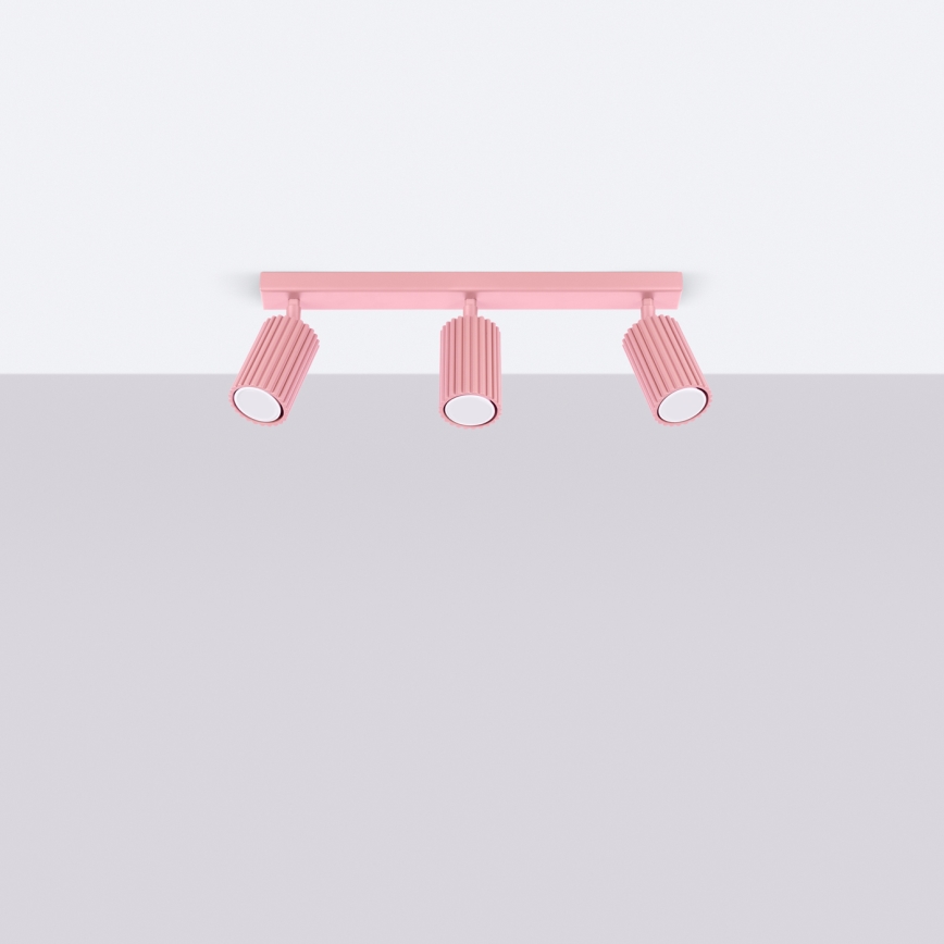 Brilagi - Spotlampe CRESTO 3xGU10/10W/230V rosa