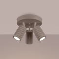 Brilagi - Spotlampe CRESTO 3xGU10/10W/230V taupe