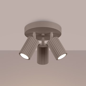 Brilagi - Spotlampe CRESTO 3xGU10/10W/230V taupe