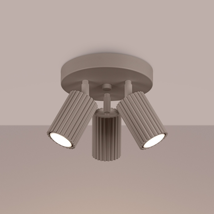 Brilagi - Spotlampe CRESTO 3xGU10/10W/230V taupe