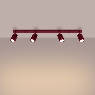 Brilagi - Spotlampe CRESTO 4xGU10/10W/230V bordeaux