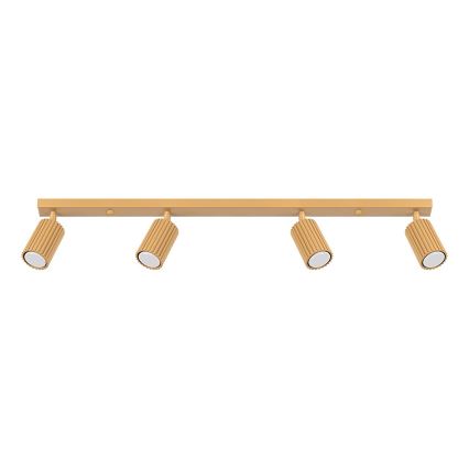Brilagi - Spotlampe CRESTO 4xGU10/10W/230V guldfarvet