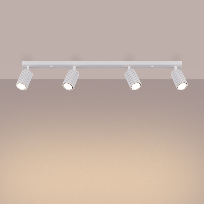 Brilagi - Spotlampe CRESTO 4xGU10/10W/230V hvid