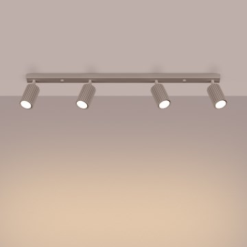 Brilagi - Spotlampe CRESTO 4xGU10/10W/230V taupe