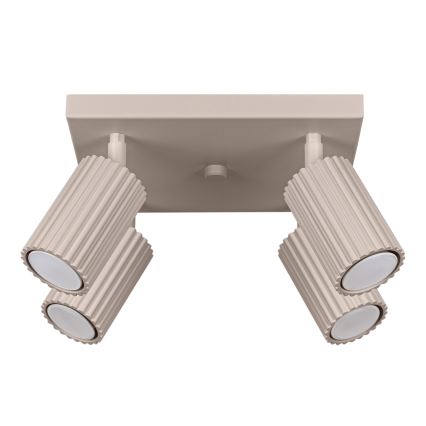 Brilagi - Spotlampe CRESTO 4xGU10/10W/230V taupe