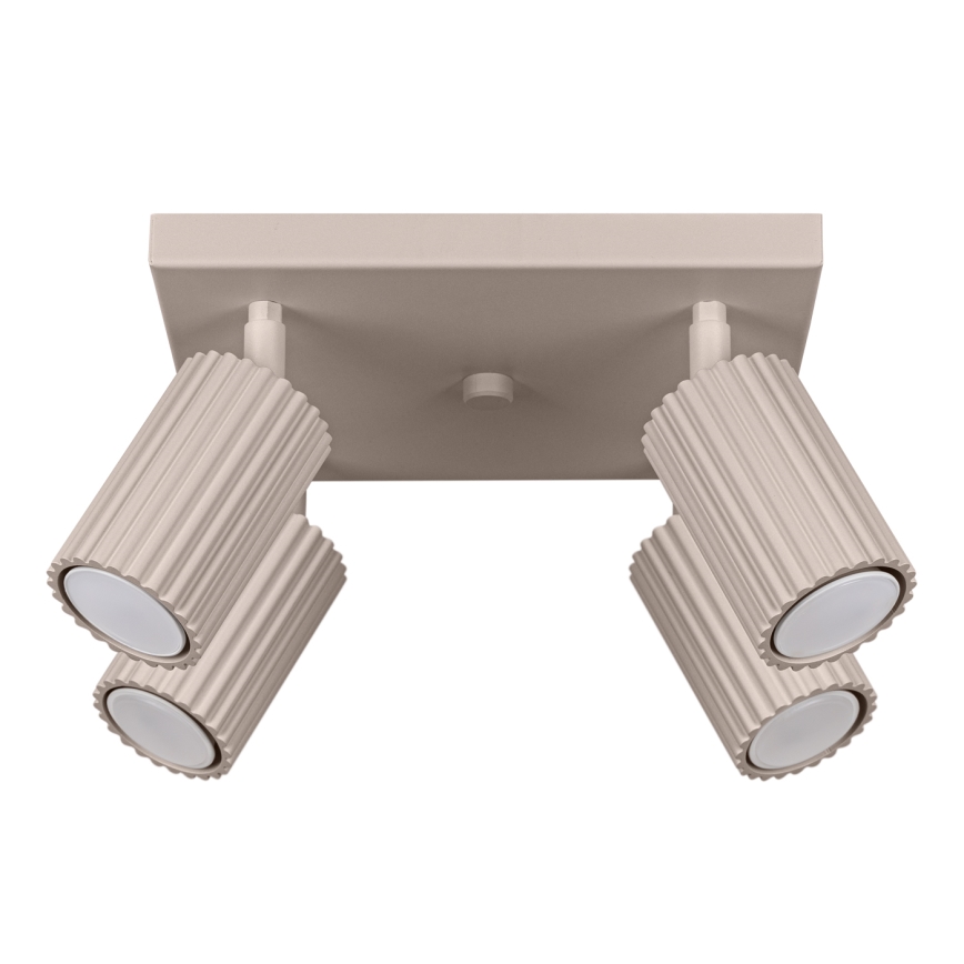 Brilagi - Spotlampe CRESTO 4xGU10/10W/230V taupe