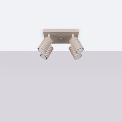 Brilagi - Spotlampe CRESTO 4xGU10/10W/230V taupe
