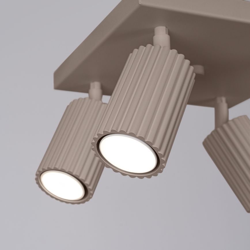 Brilagi - Spotlampe CRESTO 4xGU10/10W/230V taupe