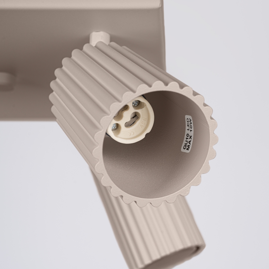 Brilagi - Spotlampe CRESTO 4xGU10/10W/230V taupe