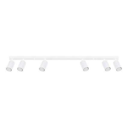 Brilagi - Spotlampe CRESTO 6xGU10/10W/230V hvid