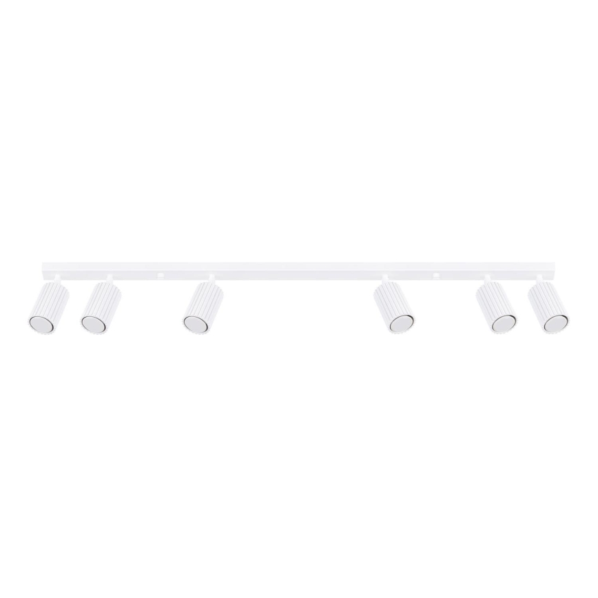 Brilagi - Spotlampe CRESTO 6xGU10/10W/230V hvid