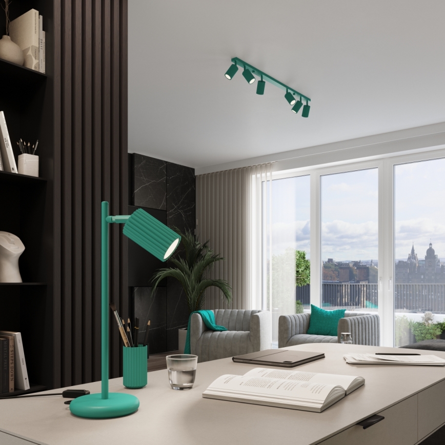 Brilagi - Spotlampe CRESTO 6xGU10/10W/230V turkis