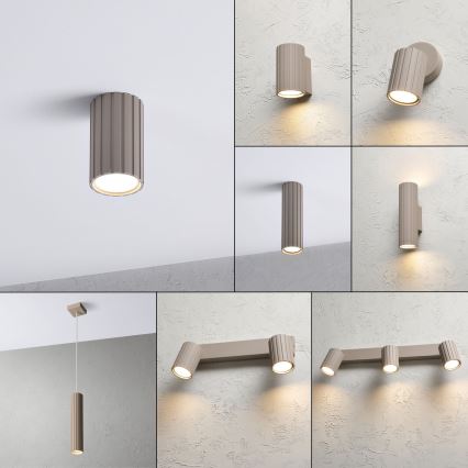 Brilagi - Spotlampe CRISPINA 1xGU10/10W/230V 10 cm beige