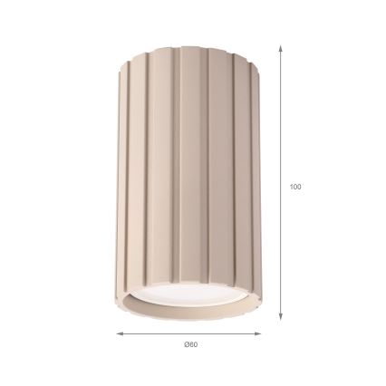 Brilagi - Spotlampe CRISPINA 1xGU10/10W/230V 10 cm beige