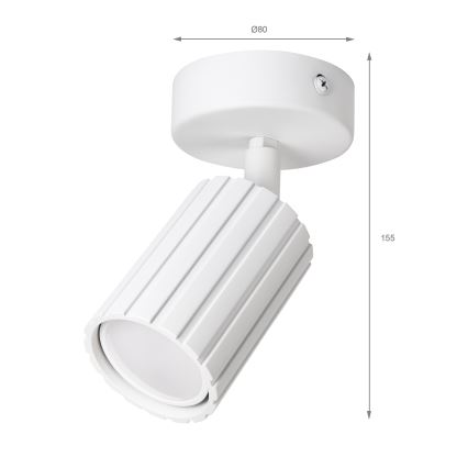 Brilagi - Spotlampe CRISPINA 1xGU10/10W/230V hvid