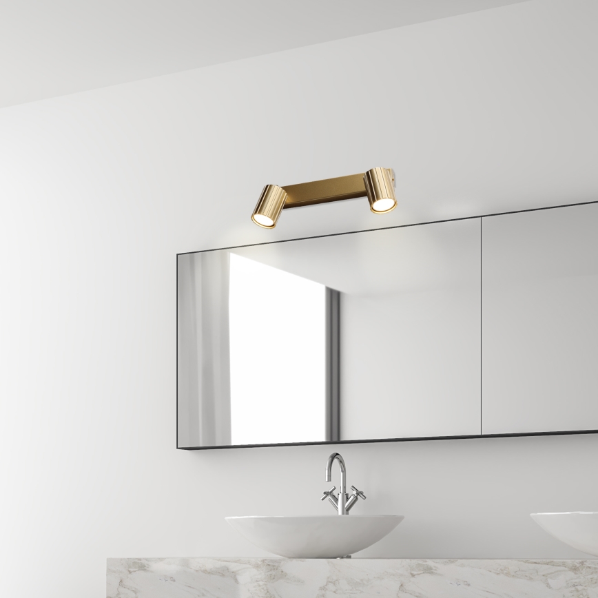 Brilagi - Spotlampe CRISPINA 2xGU10/10W/230V guld