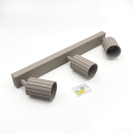 Brilagi - Spotlampe CRISPINA 3xGU10/10W/230V beige