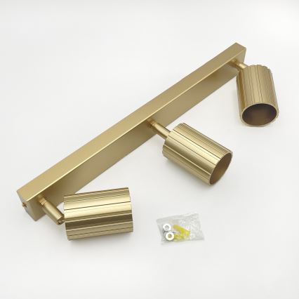 Brilagi - Spotlampe CRISPINA 3xGU10/10W/230V guld