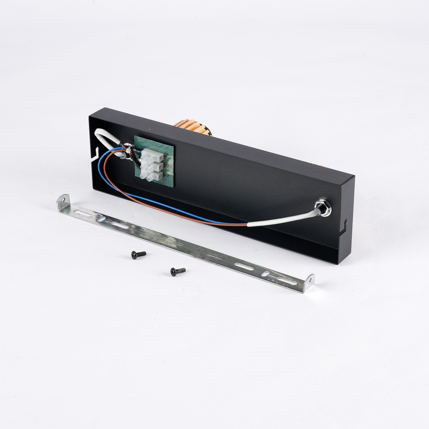 Brilagi - Spotlampe HYGGE 2xE14/15W/230V sort/røgfarvet