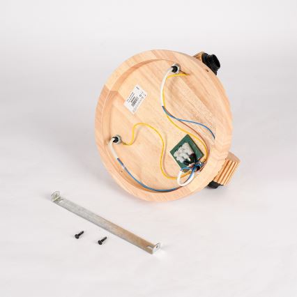 Brilagi - Spotlampe HYGGE 3xE14/15W/230V træ/røgfarvet