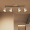 BRILAGI - Spotlampe HYGGE 4xE14/15W/230V træ/røget