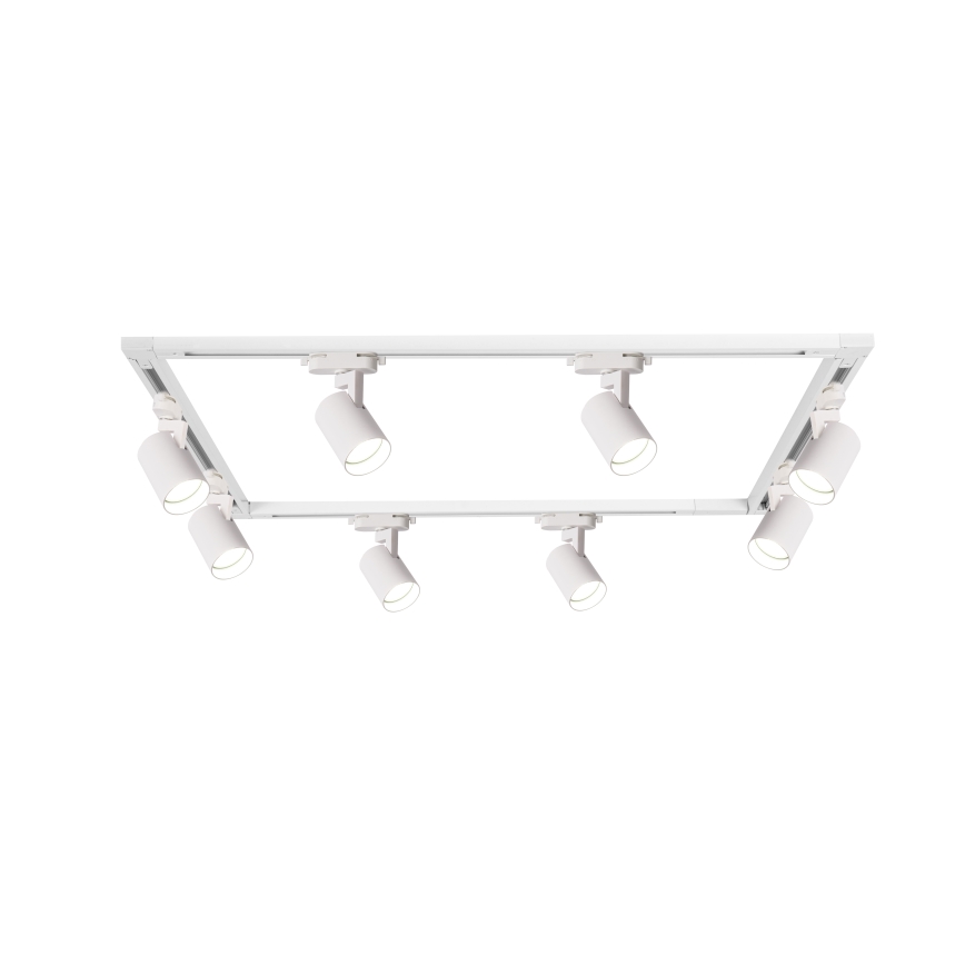 Brilagi - Spotlampe i skinnesystem HUSKY 8xGU10/10W/230V hvid