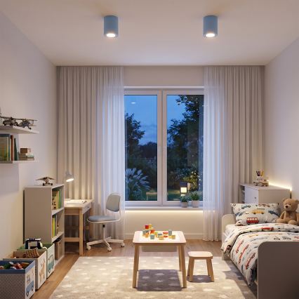BRILAGI - Spotlampe MIA 1xGU10/30W/230V 100x80 mm blå