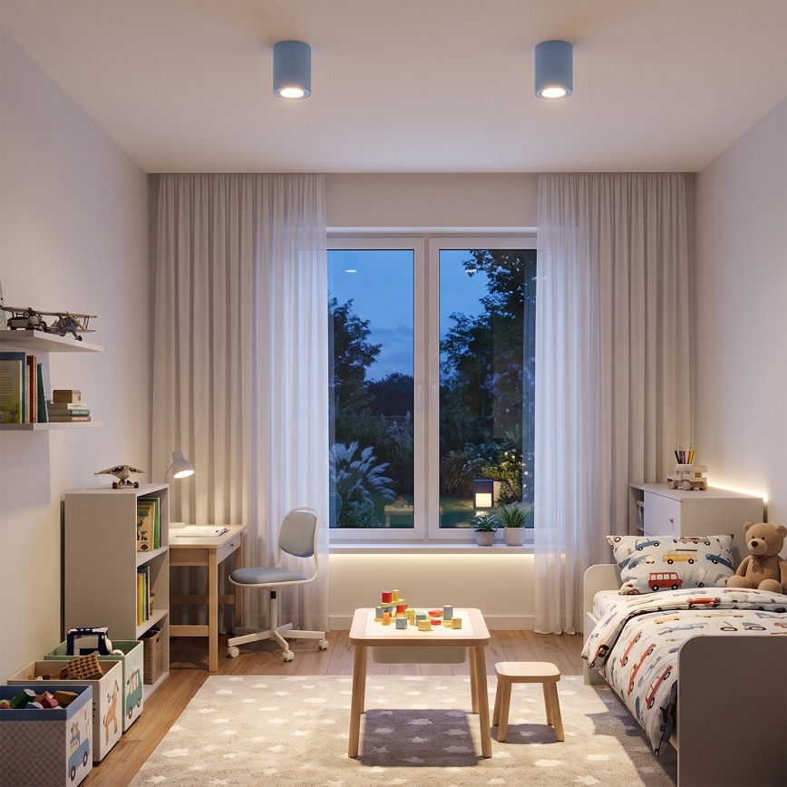 BRILAGI - Spotlampe MIA 1xGU10/30W/230V 100x80 mm blå
