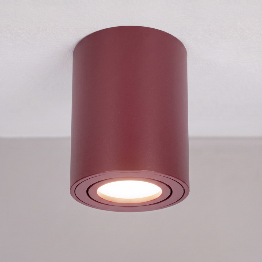 BRILAGI - Spotlampe MIA 1xGU10/30W/230V 100x80 mm bordeaux