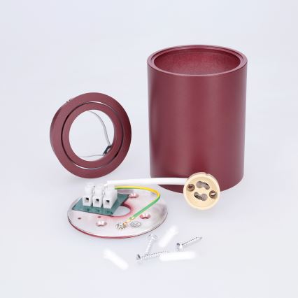 BRILAGI - Spotlampe MIA 1xGU10/30W/230V 100x80 mm bordeaux