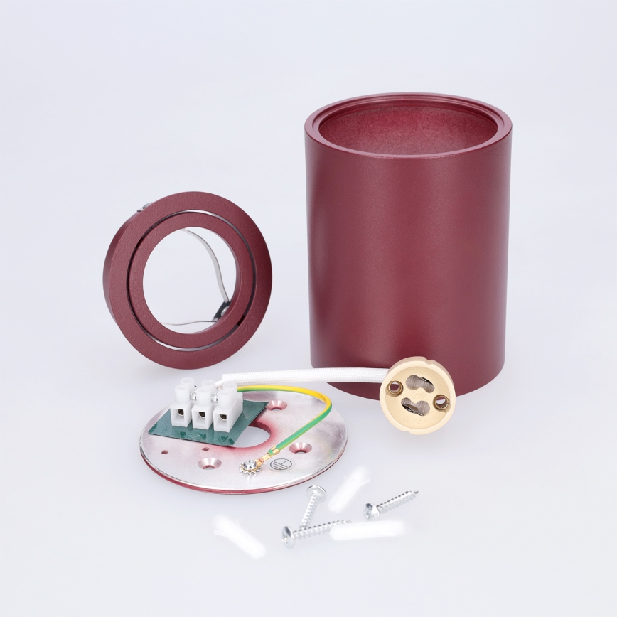 BRILAGI - Spotlampe MIA 1xGU10/30W/230V 100x80 mm bordeaux