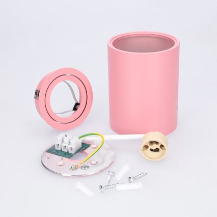 BRILAGI - Spotlampe MIA 1xGU10/30W/230V 100x80 mm lyserød