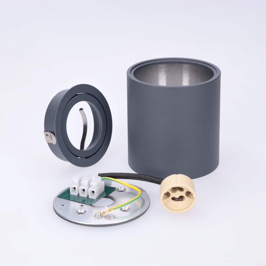 BRILAGI - Spotlampe MIA 1xGU10/30W/230V 84x80 mm antracit