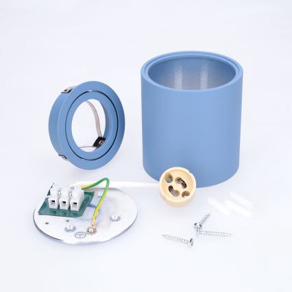 BRILAGI - Spotlampe MIA 1xGU10/30W/230V 84x80 mm blå